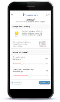 Get the Transamerica TRS Retire app